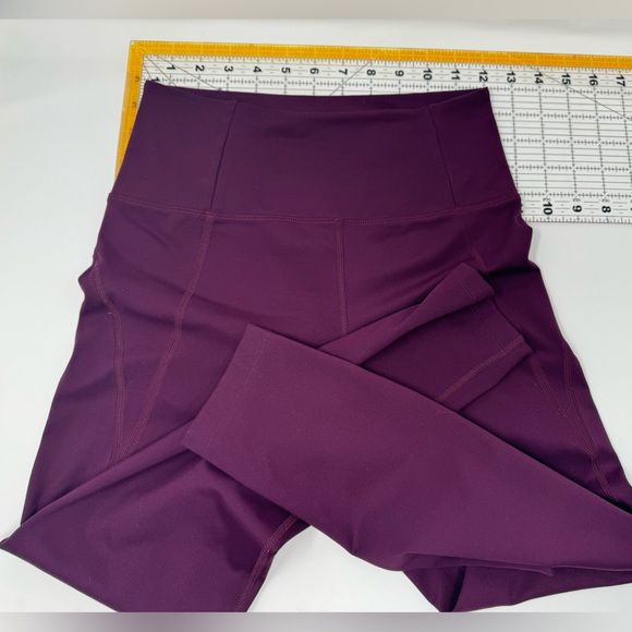 Girlfriend Collective Compression Leggings-plum purple/small - Picture 7 of 13